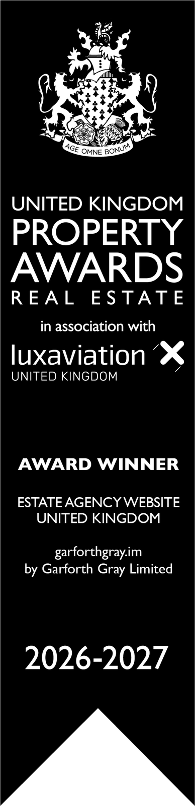 United Kingdom Property Awards winner ribbon 2026-2027: Estate Agency Website, United Kingdom
